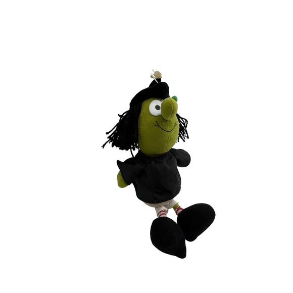 Vintage Wallace Berrie Broom Hilda Witch Plush Stuffed Toy USMC 1983 14” KOREA - Picture 2 of 5